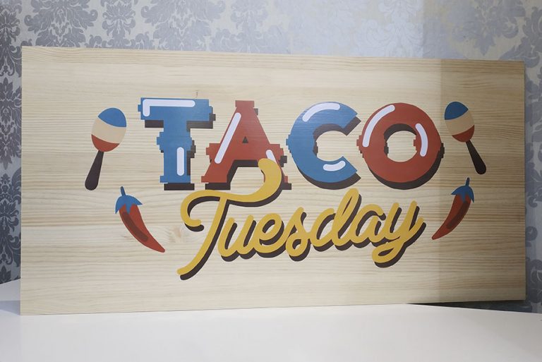 anuncio tablón Tacos